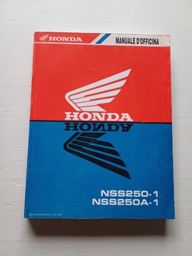 HONDA FORZA 250 (NSS 250) 2000 manuale officina ITALIANO originale