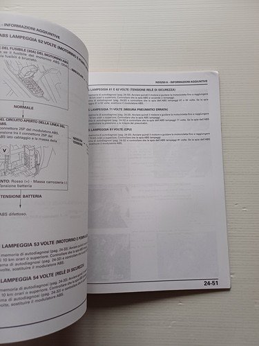 HONDA FORZA 250 (NSS 250) 2000 manuale officina ITALIANO originale