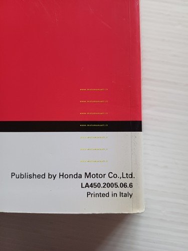 HONDA FORZA 250 (NSS 250 X-EX) 2005 manuale officina italiano …