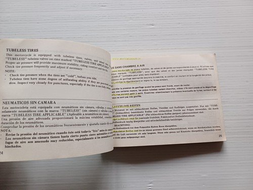 Honda FT 500 1981 manuale uso inglese francese tedesco spagnolo …