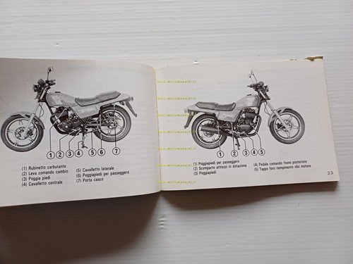 Honda FT 500 1982 manuale uso manutenzione libretto originale ITALIANO