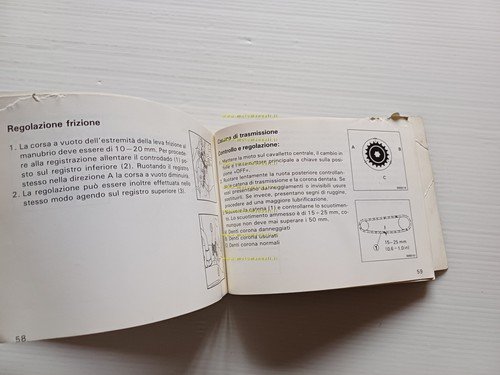 Honda FT 500 1982 manuale uso manutenzione libretto originale ITALIANO