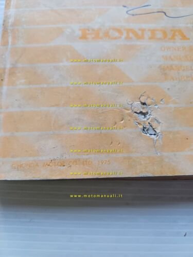 Honda GL 1000 Gold Wing 1975 manuale uso manutenzione originale