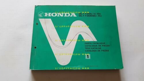 HONDA GL 1100 - D - D2 1982 catalogo ricambi …
