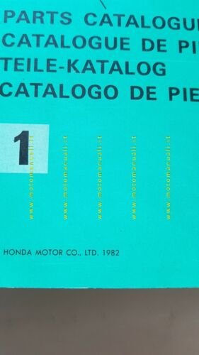 HONDA GL 1100 - D - D2 1982 catalogo ricambi …