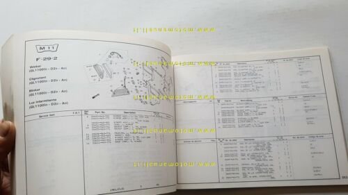 HONDA GL 1100 - D - D2 1982 catalogo ricambi …