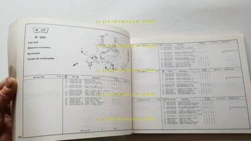 HONDA GL 1100 - D - D2 1982 catalogo ricambi …