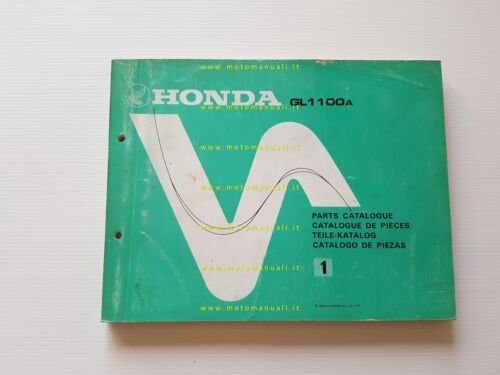 HONDA GL 1100 A 1979 catalogo ricambi originale