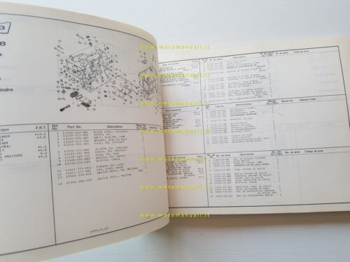 HONDA GL 1100 A 1979 catalogo ricambi originale