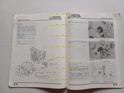 Honda GL 1200 1200 A 1986 aggiornamento SUPPLEMENTO manuale officina …