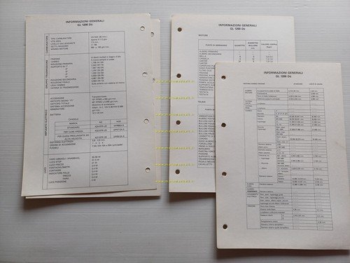 Honda GL 1200 D scheda informazioni tecniche manuale officina italiano …