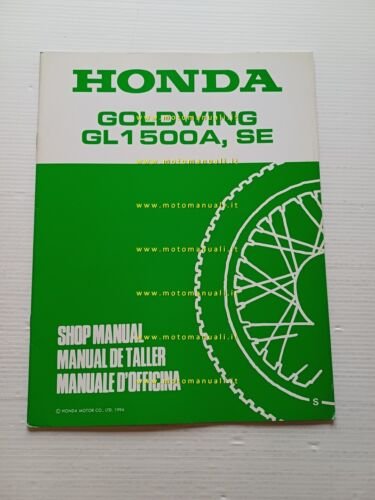 Honda GL 1500 A-SE Gold Wing VARIANTI 1994 manuale officina …