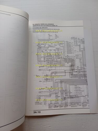 Honda GL 1500 A-SE Gold Wing VARIANTI 1997 manuale officina …