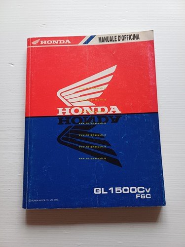 HONDA GL 1500 C 1996 manuale officina ITALIANO originale