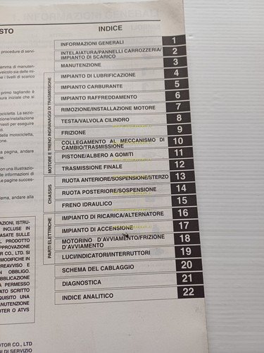 HONDA GL 1500 C 1996 manuale officina ITALIANO originale