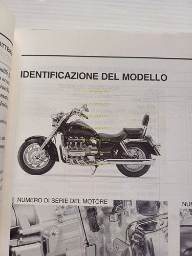 HONDA GL 1500 C 1996 manuale officina ITALIANO originale