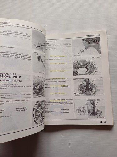 HONDA GL 1500 C 1996 manuale officina ITALIANO originale