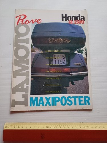 Honda GL 1500 Gold Wing 1989 poster depliant prova La …