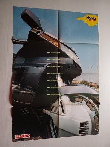 Honda GL 1500 Gold Wing 1989 poster depliant prova La …