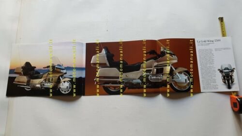 Honda GL 1500 Gold Wing depliant ITALIANO originale brochure