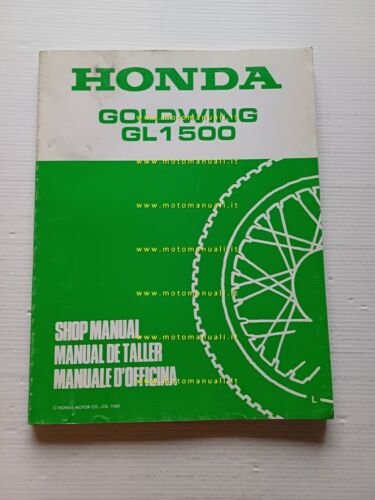 Honda GL 1500 Gold Wing VARIANTI 1989 manuale officina italiano …