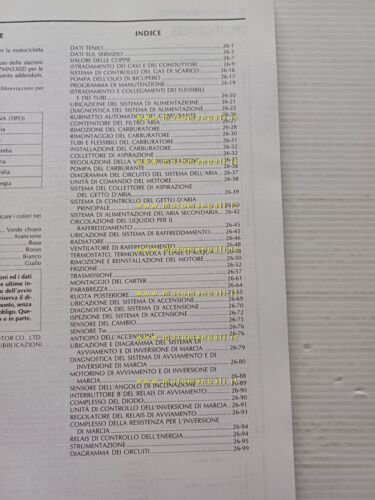 Honda GL 1500 Gold Wing VARIANTI 1989 manuale officina italiano …