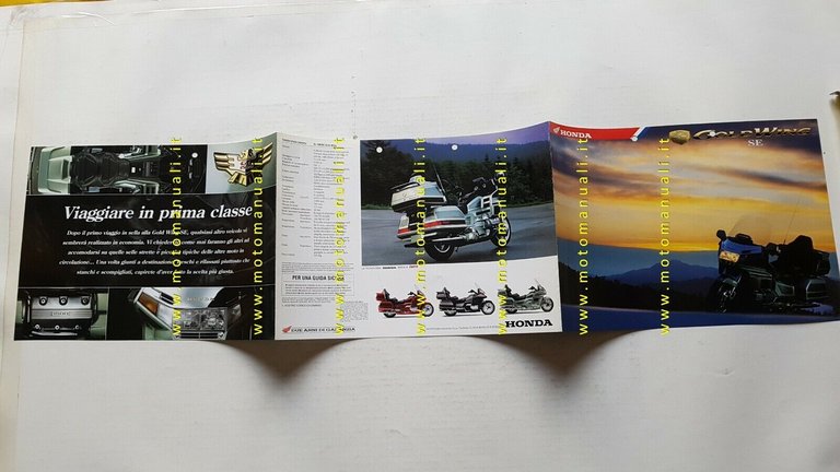 Honda GL 1500 SE Gold Wing depliant ITALIANO originale brochure
