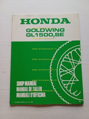 Honda GL 1500-SE Gold Wing VARIANTI 1991 manuale officina originale