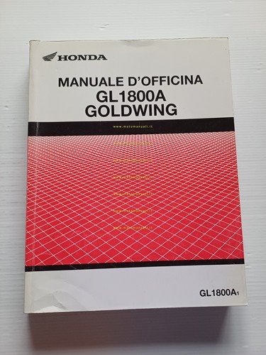 HONDA GL 1800 A GOLD WING 2001 manuale officina ITALIANO …