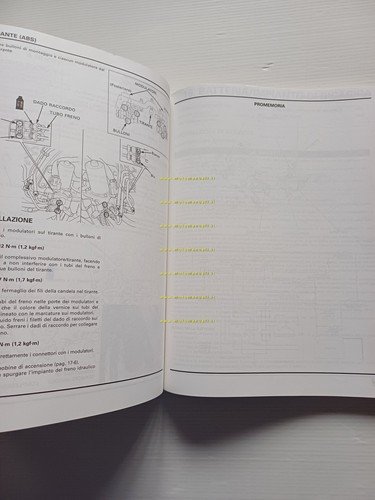 HONDA GL 1800 A GOLD WING 2001 manuale officina ITALIANO …