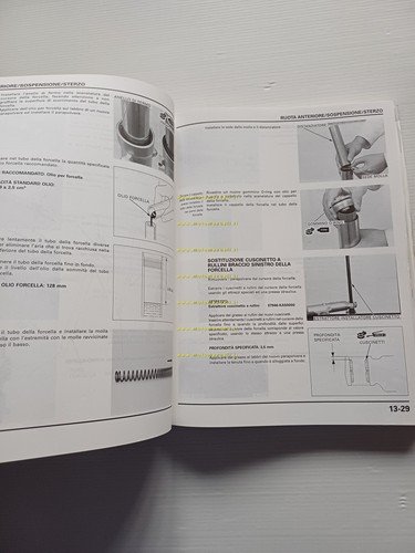 HONDA GL 1800 A GOLD WING 2001 manuale officina ITALIANO …