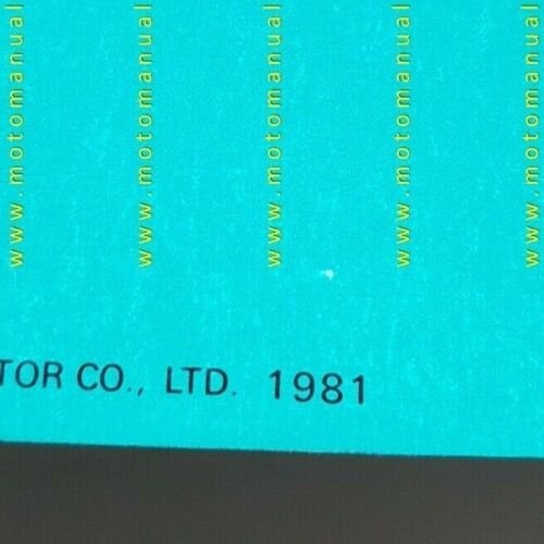 HONDA GL 500 - GL 500 C 1981 catalogo ricambi …