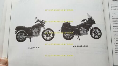 HONDA GL 500 - GL 500 C 1981 catalogo ricambi …