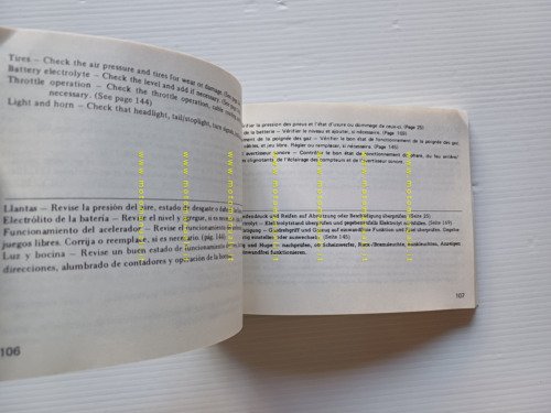 Honda GL 650 Dx- GL 650 Dx-II 1982 manuale uso …