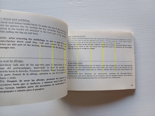 Honda GL 650 Dx- GL 650 Dx-II 1982 manuale uso …