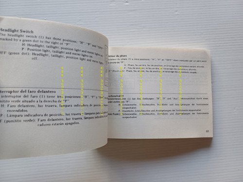 Honda GL 650 Dx- GL 650 Dx-II 1982 manuale uso …