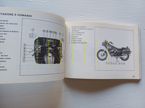 Honda GL 650 DX-II 1983 manuale uso manutenzione originale ITALIANO