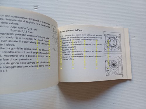 Honda GL 650 DX-II 1983 manuale uso manutenzione originale ITALIANO