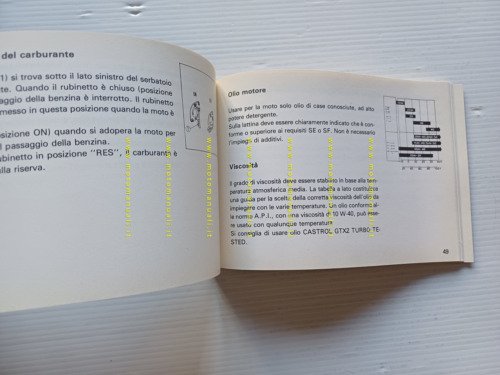 Honda GL 650 DX-II 1983 manuale uso manutenzione originale ITALIANO