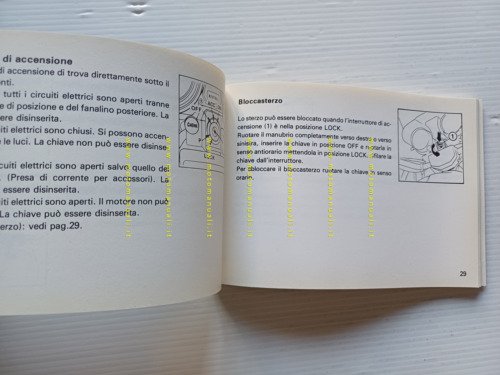 Honda GL 650 DX-II 1983 manuale uso manutenzione originale ITALIANO