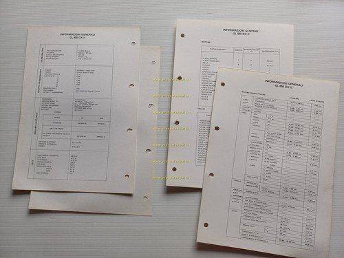 Honda GL 650 DX scheda informazioni tecniche manuale officina italiano …