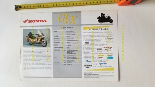 Honda GLX 1500 Gold Wing depliant ITALIANO originale brochure