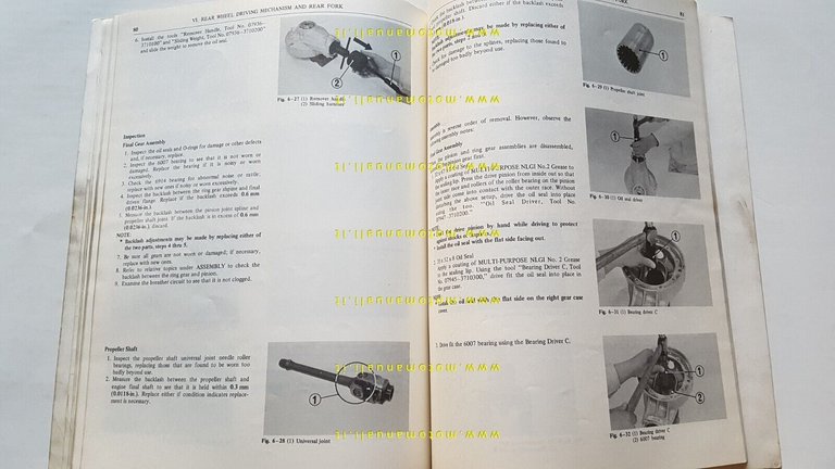 HONDA GOLD WING GL 1000 1975 manuale officina INGLESE originale …