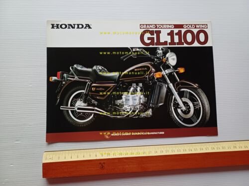 Honda Gold Wing GL 1100 1981 depliant originale printed in …