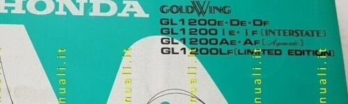 HONDA Gold Wing GL 1200 - D - Interstate - …