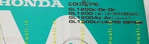 HONDA Gold Wing GL 1200 - D - Interstate - …