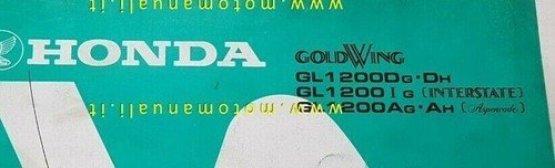 HONDA Gold Wing GL 1200 - D - Interstate - …
