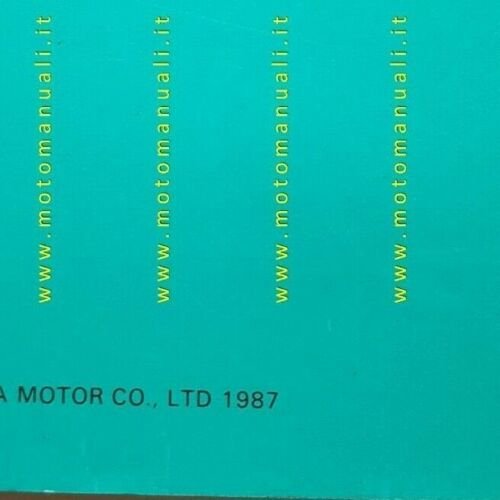 HONDA Gold Wing GL 1500 1987 catalogo ricambi ORIGINALE Spare …