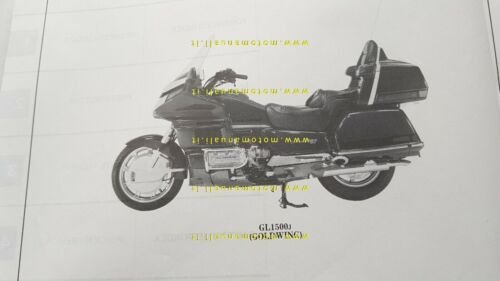 HONDA Gold Wing GL 1500 1987 catalogo ricambi ORIGINALE Spare …