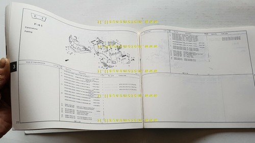 HONDA Gold Wing GL 1500 1987 catalogo ricambi ORIGINALE Spare …